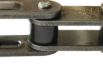 Close up of a chain of AJDIH100 Chrome Pin Gathering Chain fits IH JD and New Holland