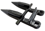 double heat-treated MacDon guards for FD1, FD30, Case IH, and New Holland draper heads. Fits sickle guard, grain head guard, and MacDon platform needs.