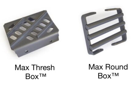 Different types of KX7 Kondex concaves for Case IH FlagShip combines. Custom combine concaves with MaxThresh™ and MaxRound™ boxes for better capacity, threshing, and harvest control.