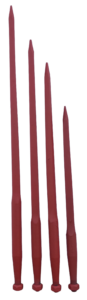 SHW Conus 2 threaded bale spears in 32" to 48" lengths. German-made Hay Spear, Bale Spike, Bale Fork, Hay Fork, Bale Tine, and Bale Stabber option.