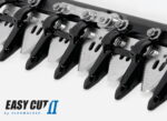 Close up of Schumacher 12mm SCH Guard for Easy Cut II systems. Genuine German-made cutterbar guard for SCH sickle, SI Sickle, sickle section, and JD/Gleaner repairs.