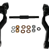New gauge wheel arm kit made by Copperhead Ag with bearings at the pivot point. Fits Kinze 3000 & 4000 series. Includes new stud & hardware, left hand Arm & right hand arm.